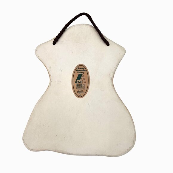 SMOKY MOUNTAIN POTTERY SPOILED ROTTEN DOG PLAQUE 1994 - Picture 2 of 3